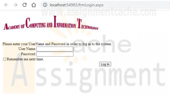 CIS407 Lab 6 of 7 login and security levels Login Page