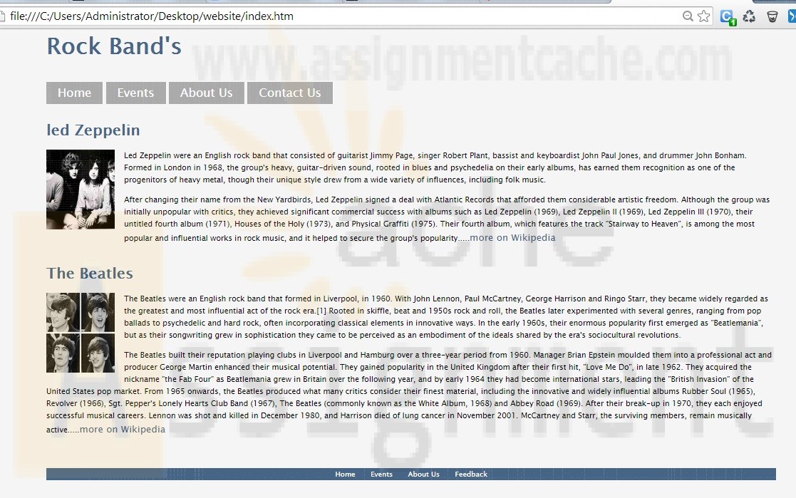 CTI 110 Website Project Home Page