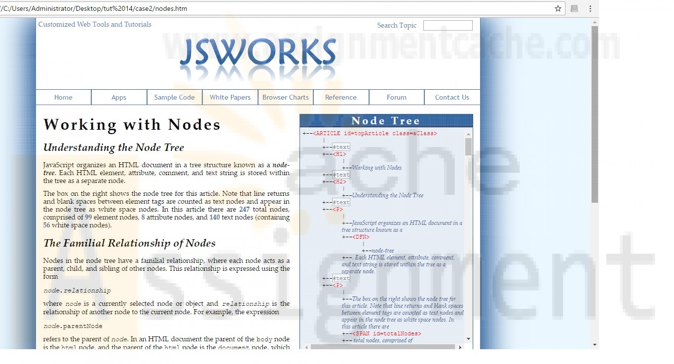 New Perspectives on HTML, CSS, and Dynamic HTML 5th edition Tutorial 14 Case 2 JSWorks
