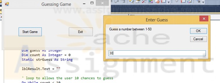 Programming with Microsoft VB 2010 Diane Zak Chapter 6 Exercise 7 Guess a Random Number